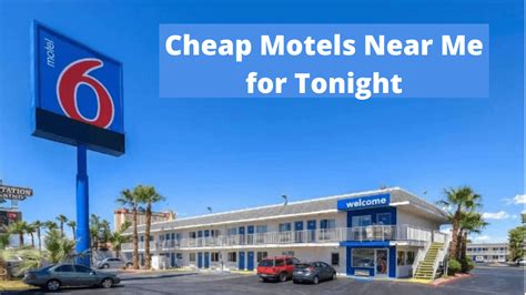 cheap motels near me